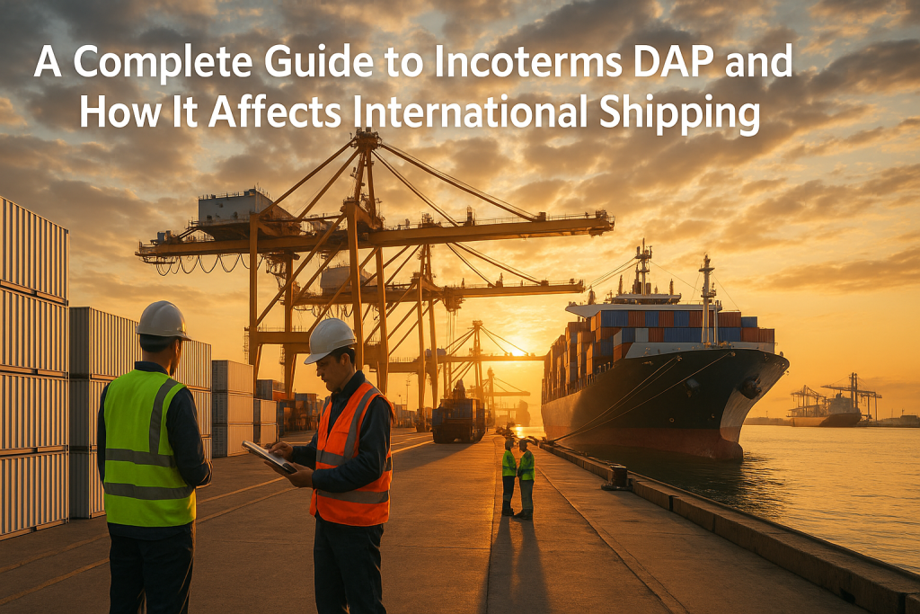 A Complete Guide to Incoterms DAP and How It Affects International Shipping